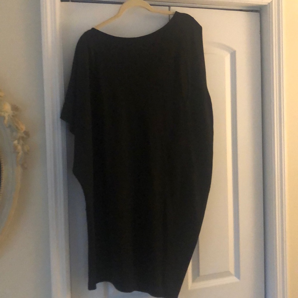DVF Black Asymmetrical Tunic Size 10